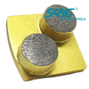 Redi Lock Segmentos dobles redondos de 30 gris herramientas de molienda de diamantes para zapatos de molienda de concreto