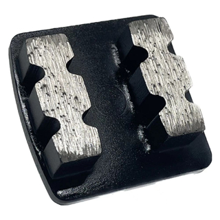 OEM bienvenido arena personalizada de doble barra de doble barra de diamantes zapatos de molienda para el molinillo de piso de concreto de husqvarna
