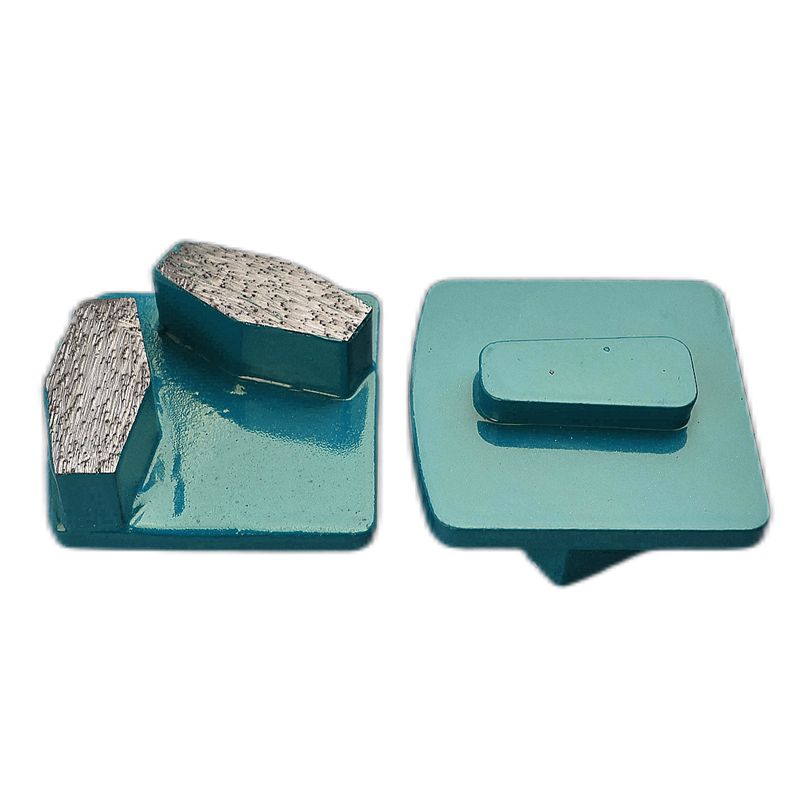 Redi Lock Double Hexagon Segment Diamond Rolling Shoes para concreto