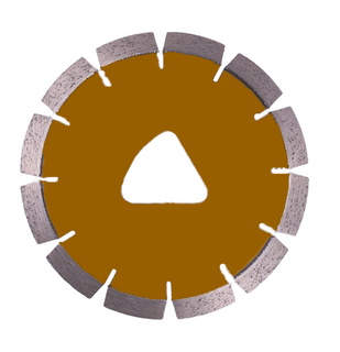 Diseño de triángulo de entrada temprana láser cuchilla de sierra de diamante para cortes de baldosas de cerámica de mármol de granito duro