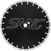 Turbo segmento de soldadura láser de soldadura de diamante de diamante cuchilla de sierra para cortar concreto