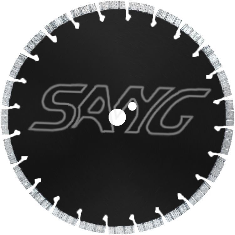 Turbo segmento de soldadura láser de soldadura de diamante de diamante cuchilla de sierra para cortar concreto