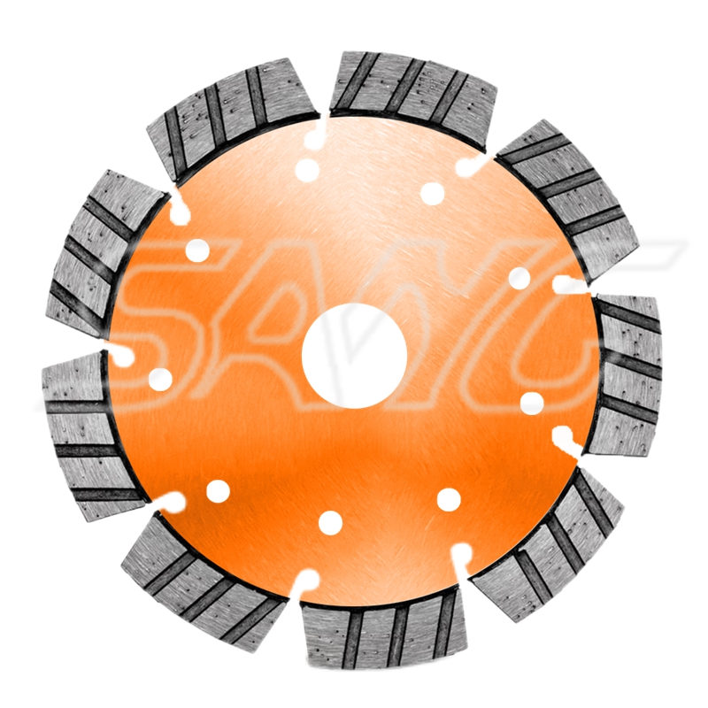 Point de tuck Diamond Blade 6 mm de espesor segmento de diamantes de diamante de la sierra de muelle disco de molienda