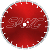 Turbo segmento de soldadura láser de soldadura de diamante de diamante cuchilla de sierra para cortar concreto