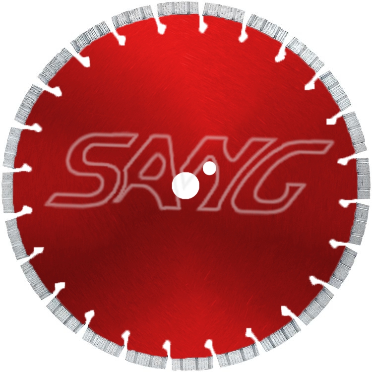 Turbo segmento de soldadura láser de soldadura de diamante de diamante cuchilla de sierra para cortar concreto