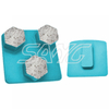 Fábrica Customing Wholesale Redi Lock Metal Bond Diamond Rolling Zapatos para piso de concreto