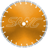 Turbo segmento de soldadura láser de soldadura de diamante de diamante cuchilla de sierra para cortar concreto