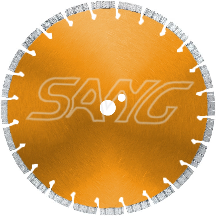 Turbo segmento de soldadura láser de soldadura de diamante de diamante cuchilla de sierra para cortar concreto