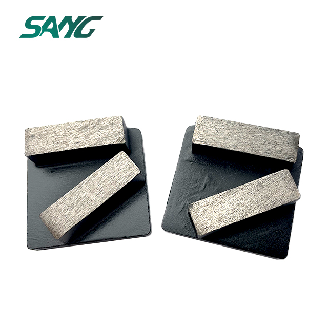 husqvarna redi lock segmento de pulido de diamante barra doble para preparación de superficies de pisos de concreto