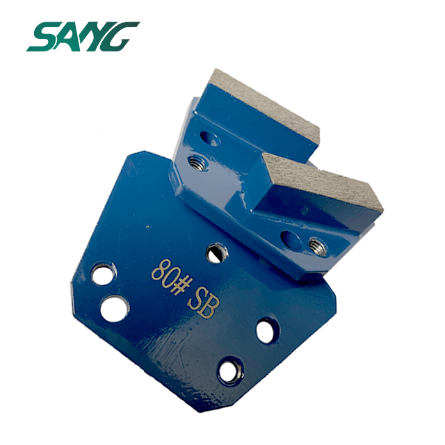 Diamante trapezoide segmentos de rectores de doble rectángulo para Diamatic Blastrac Janser ASL MK Klindex Hormido de concreto
