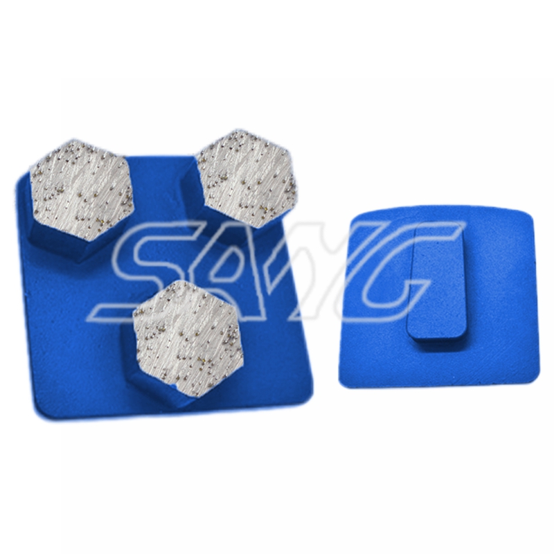Fábrica Customing Wholesale Redi Lock Metal Bond Diamond Rolling Zapatos para piso de concreto