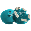 Herramientas de diamantes de diamantes de metal STI Herramientas con respaldo de doble poste