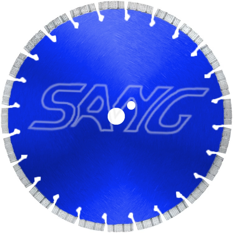 Turbo segmento de soldadura láser de soldadura de diamante de diamante cuchilla de sierra para cortar concreto
