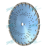 Hoja de sierra de diamante de soldadura por láser turbo de 350 mm para cortar concreto