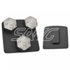 Fábrica Customing Wholesale Redi Lock Metal Bond Diamond Rolling Zapatos para piso de concreto