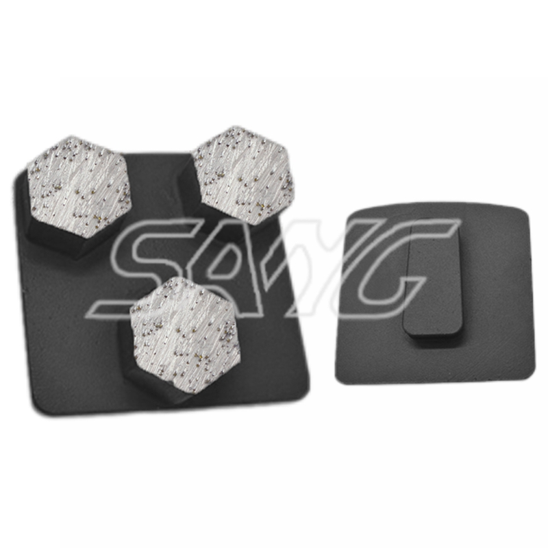 Fábrica Customing Wholesale Redi Lock Metal Bond Diamond Rolling Zapatos para piso de concreto
