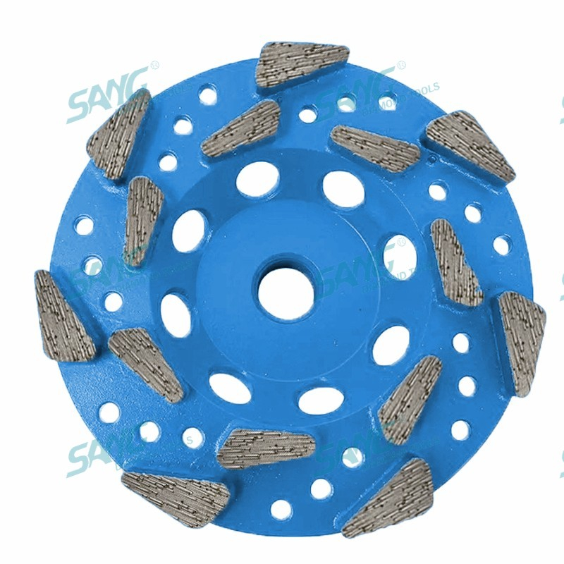 Segmentos premium de la rueda de diamantes de diamantes con rosca premium para la extracción de material epoxi de concreto