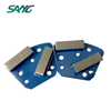 Diamante trapezoide segmentos de rectores de doble rectángulo para Diamatic Blastrac Janser ASL MK Klindex Hormido de concreto