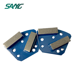 Diamante trapezoide segmentos de rectores de doble rectángulo para Diamatic Blastrac Janser ASL MK Klindex Hormido de concreto