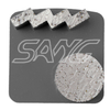 Lock Redi Herramientas de molienda de diamantes de enlace medio con segmentos dobles Disco de molienda abrasiva