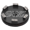 Disco de molienda de diamantes Pug Klindex de 4 pulgadas para Klindex Concrete Floor Grinder