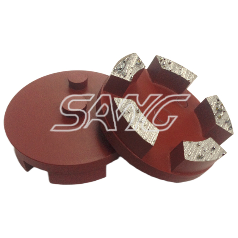 Herramientas de diamantes de diamantes de metal STI Herramientas con respaldo de doble poste