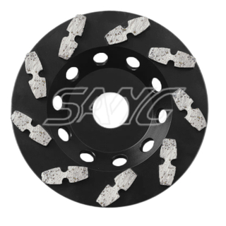 Herramientas de molienda de diamantes Piso de hormigón Rueda de molienda de diamantes para pulir manual o molinillo