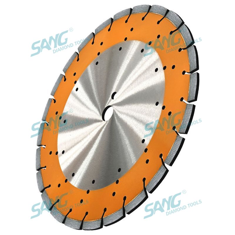 Calidad premium 350 mm Soldadura por láser de 14 pulgadas Arix Diamond Cutting Disc para cortar concreto