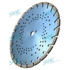 Hoja de sierra de diamante de soldadura por láser turbo de 350 mm para cortar concreto