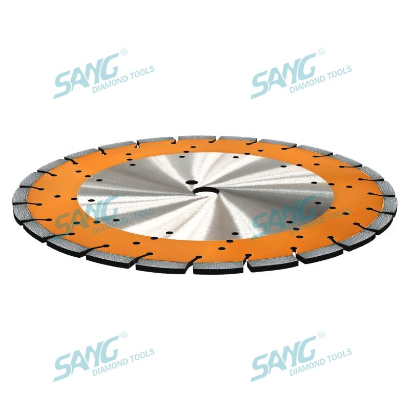 Calidad premium 350 mm Soldadura por láser de 14 pulgadas Arix Diamond Cutting Disc para cortar concreto