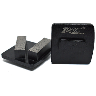 Husqvarna Redi Lock Metal Bond Herramientas segmentos de diamantes de diamantes con 2 barras de segmento