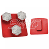 Fábrica Customing Wholesale Redi Lock Metal Bond Diamond Rolling Zapatos para piso de concreto
