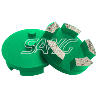 Herramientas de diamantes de diamantes de metal STI Herramientas con respaldo de doble poste