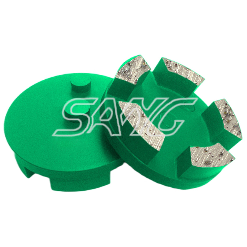 Herramientas de diamantes de diamantes de metal STI Herramientas con respaldo de doble poste