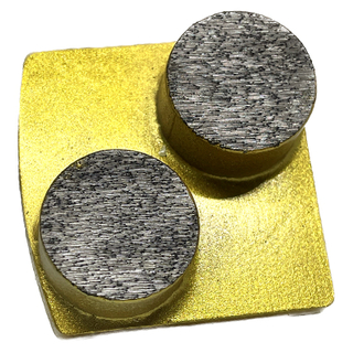 Segmentos de molienda de piso de concreto de diamantes segmentos de enlace de metal