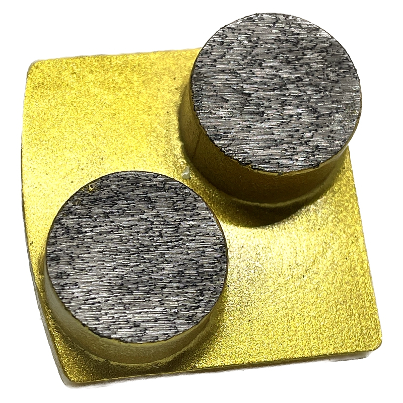 Segmentos de molienda de piso de concreto de diamantes segmentos de enlace de metal