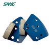 Diamante trapezoide segmentos de rectores de doble rectángulo para Diamatic Blastrac Janser ASL MK Klindex Hormido de concreto