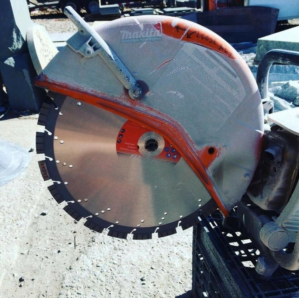 cuchilla de sierra de diamante soldada con láser para cortar concreto de refuerzo