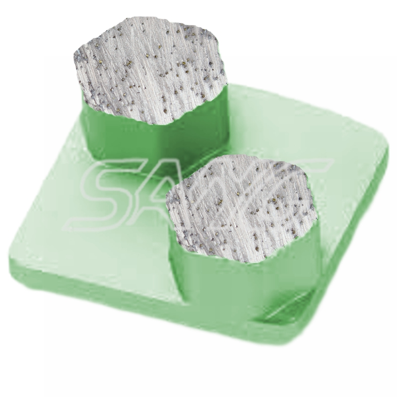 Redi Lock Diamond Concreto Puffish Pad Tools Zapatos de molienda de diamantes para la máquina de molinillo de piso de Husqvarn