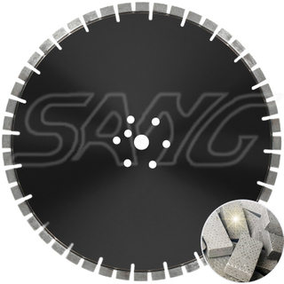 Herramientas de corte de diamantes de patrón de matriz de 800 mm segmento de la pared de la pared de las cuchillas de la sierra para cortar asfalto de pared de hormigón