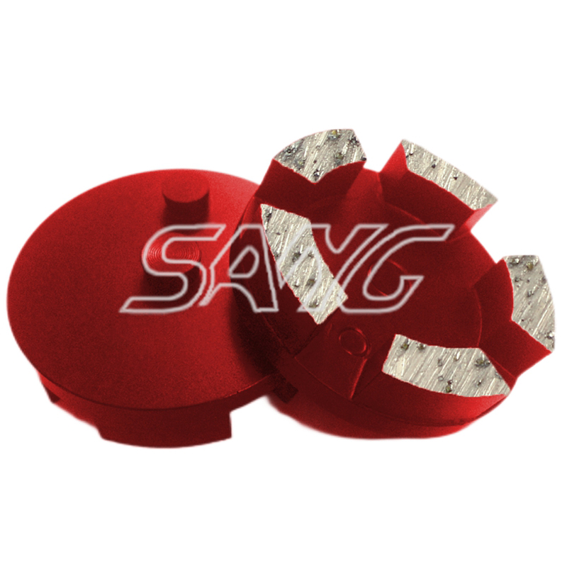 Herramientas de diamantes de diamantes de metal STI Herramientas con respaldo de doble poste