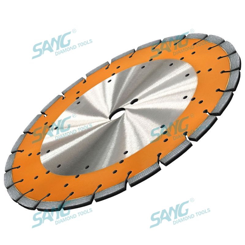 Calidad premium 350 mm Soldadura por láser de 14 pulgadas Arix Diamond Cutting Disc para cortar concreto