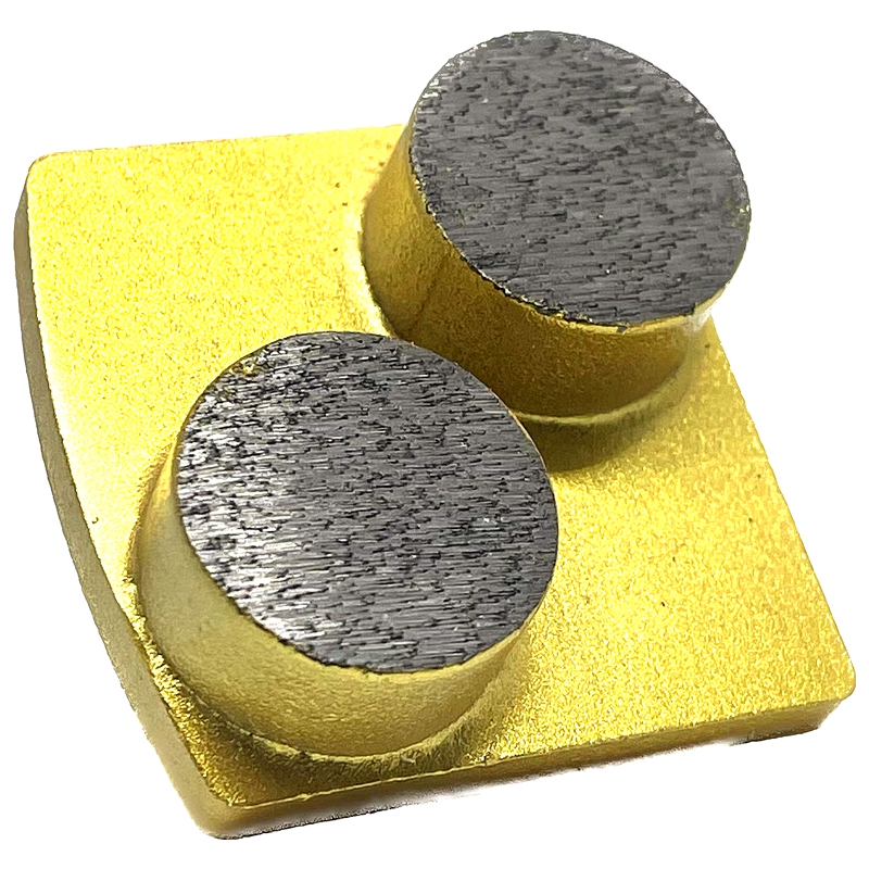 Segmentos de molienda de piso de concreto de diamantes segmentos de enlace de metal